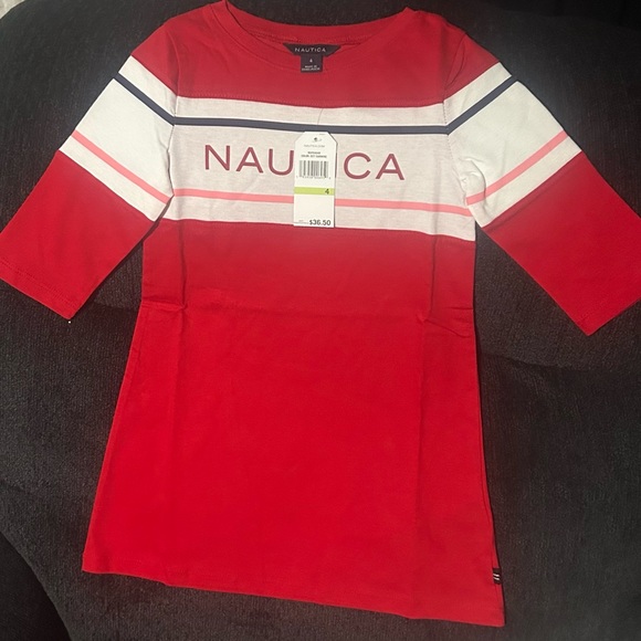 Girls Nautica Dress NWT size 4 - Picture 2 of 3